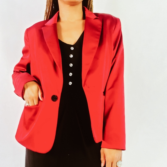 Satin Blazer - Picture 2 of 7